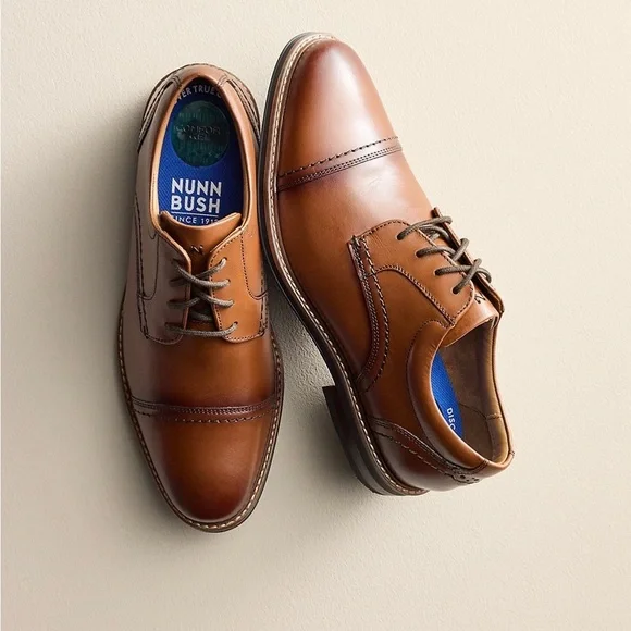 Nunn Bush Westfield Men's Leather Oxford Dress Shoes Size 12 - Picture 1 of 7